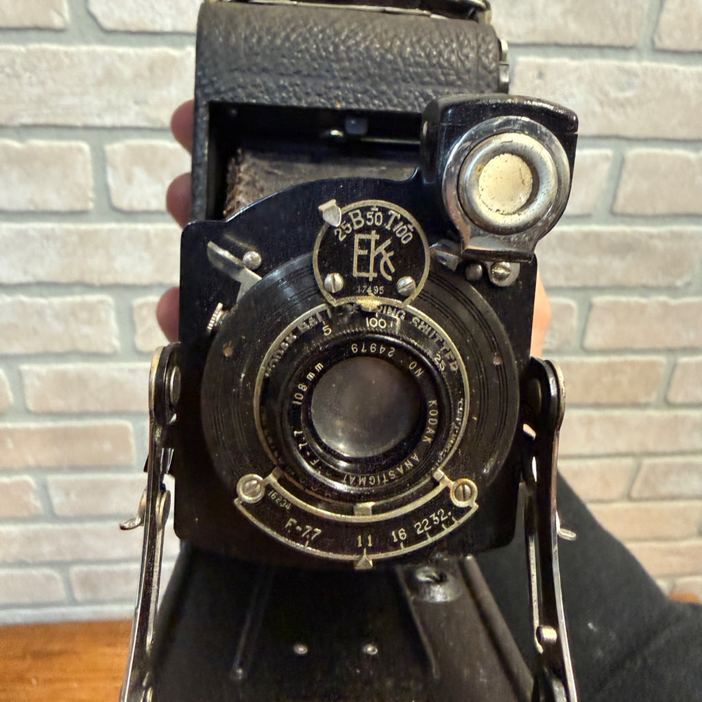 Vintage Kodak Pocket Camera, No. 1 Series II with Leather Case