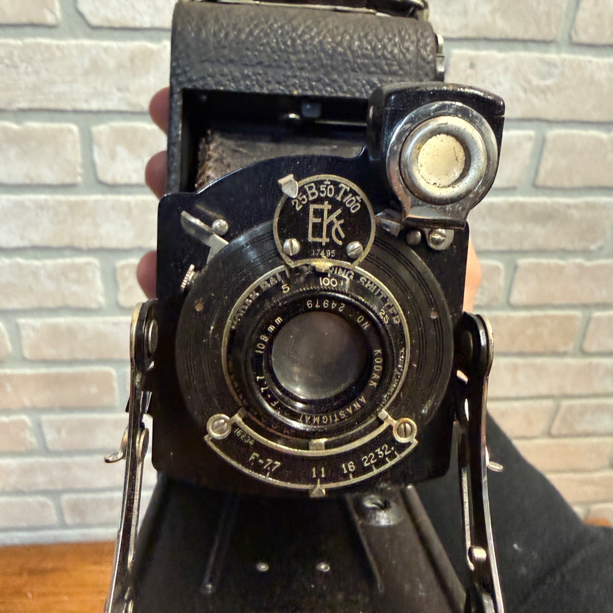 Vintage Kodak Pocket Camera, No. 1 Series II with Leather Case