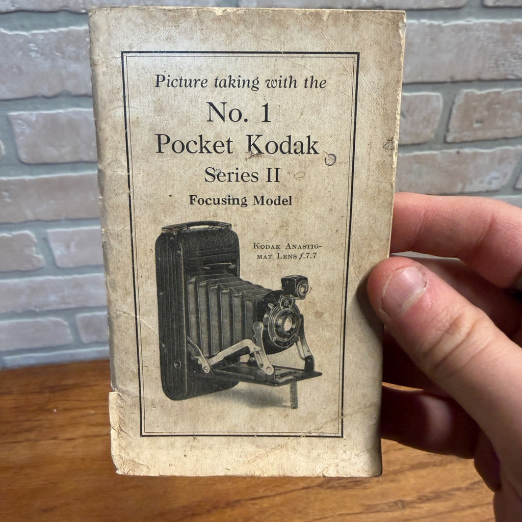Vintage Kodak Pocket Camera, No. 1 Series II with Leather Case