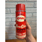 Vintage 1960s Pactra Spray Aero Gloss Dope Hot Fuel Space Age - Red