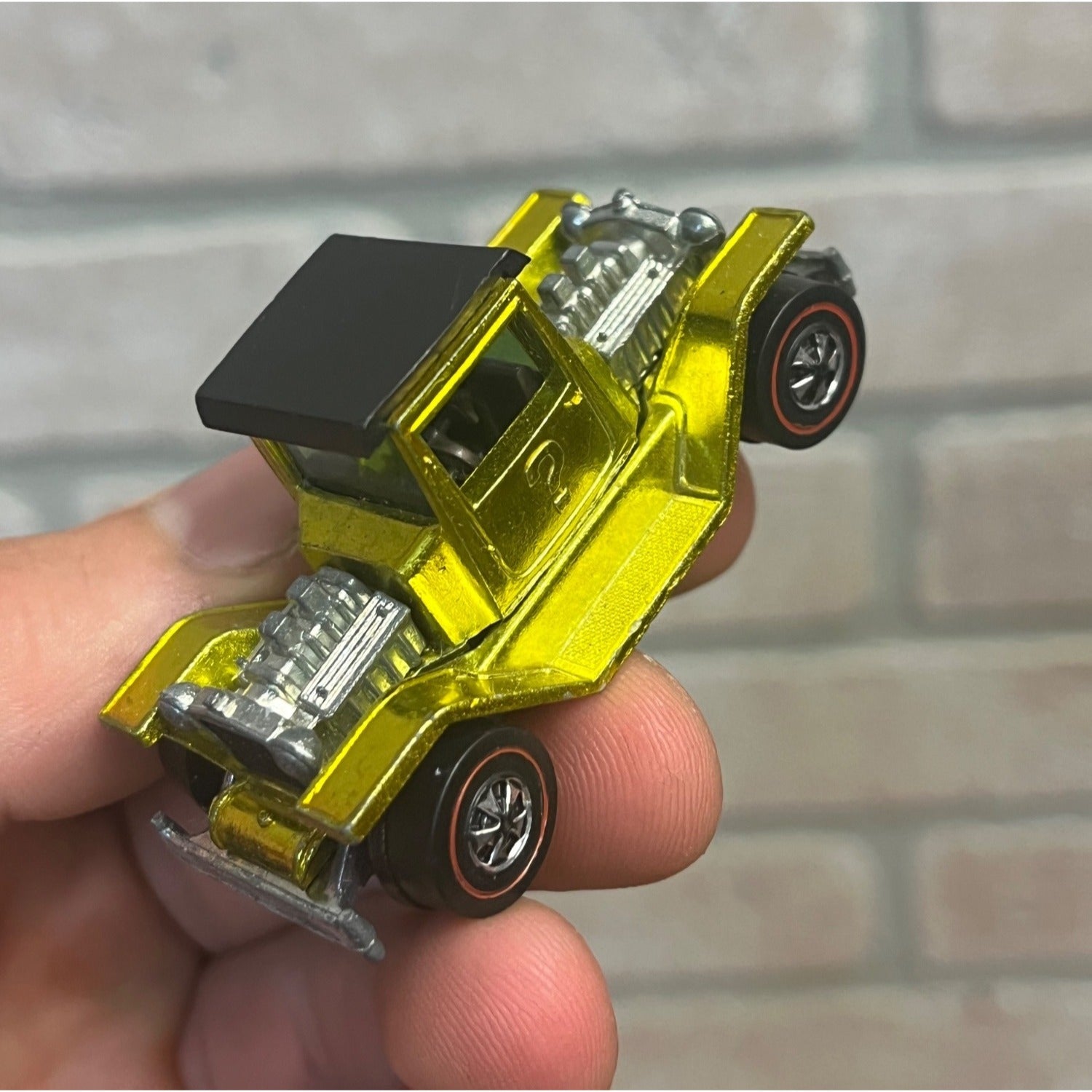 Vintage Hot Wheels Redline 1970 T-4-2 Lime Antifreeze Green - Very Good