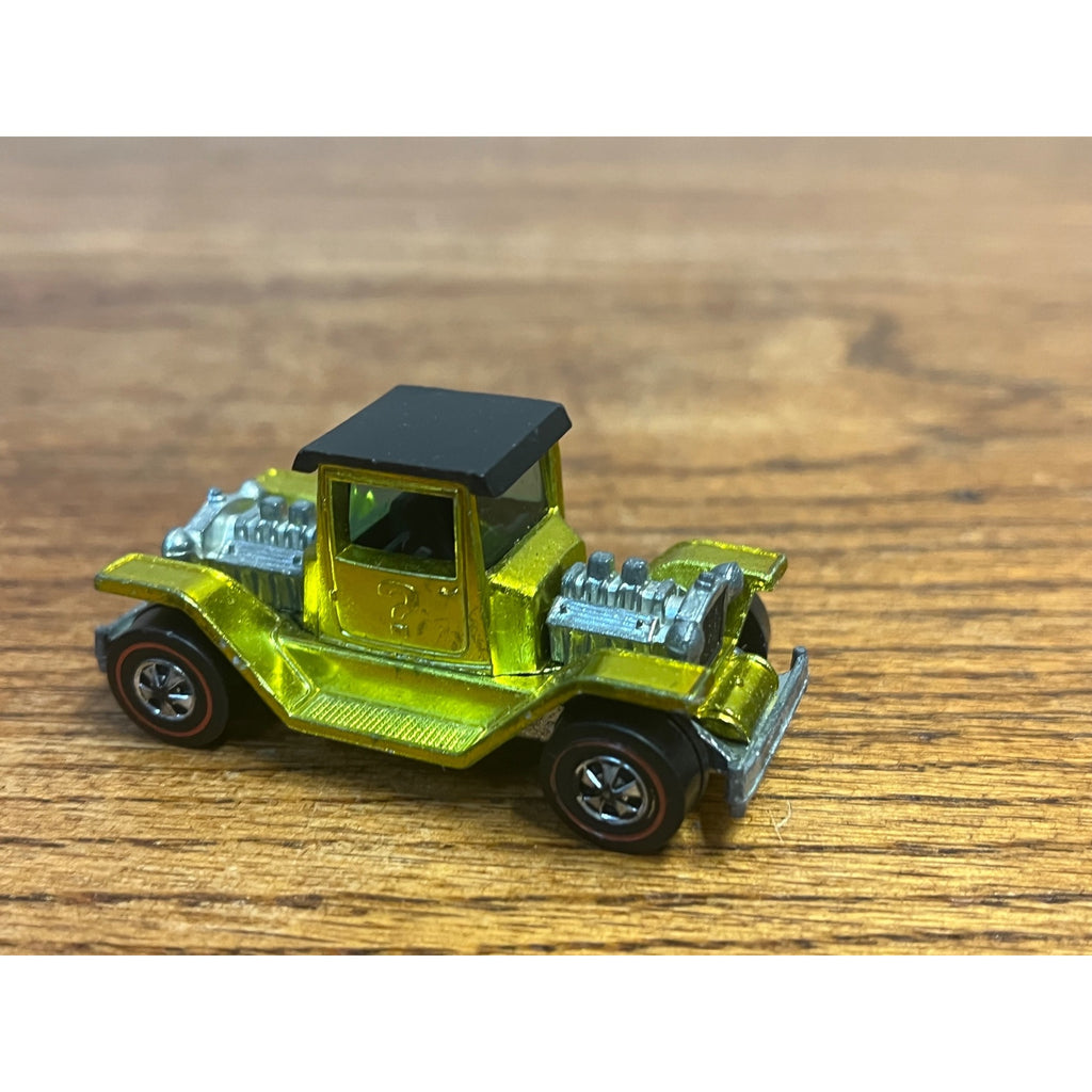 Vintage Hot Wheels Redline 1970 T-4-2 Lime Antifreeze Green - Very Good