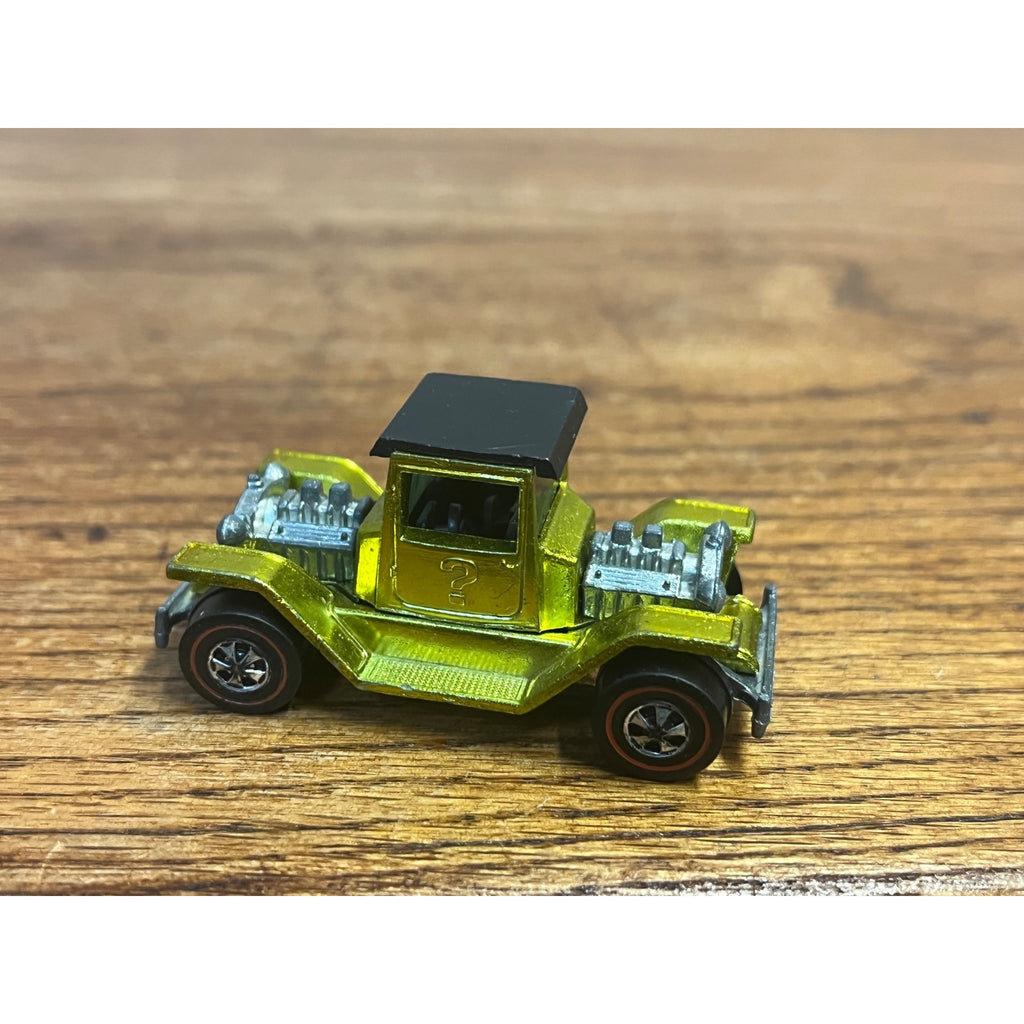 Vintage Hot Wheels Redline 1970 T-4-2 Lime Antifreeze Green - Very Good