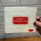 Vintage  Benson's sliced old home Fruit Cake 1 1/2 lb Box-Athens, Georgia