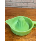 Vintage Sunkist Jadeite Uranium Glass Juicer Made in USA It Glows!