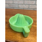 Vintage Sunkist Jadeite Uranium Glass Juicer Made in USA It Glows!