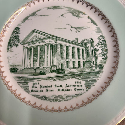 1953 Division St Methodist Church Litho Plate Fond du Lac Wisconsin