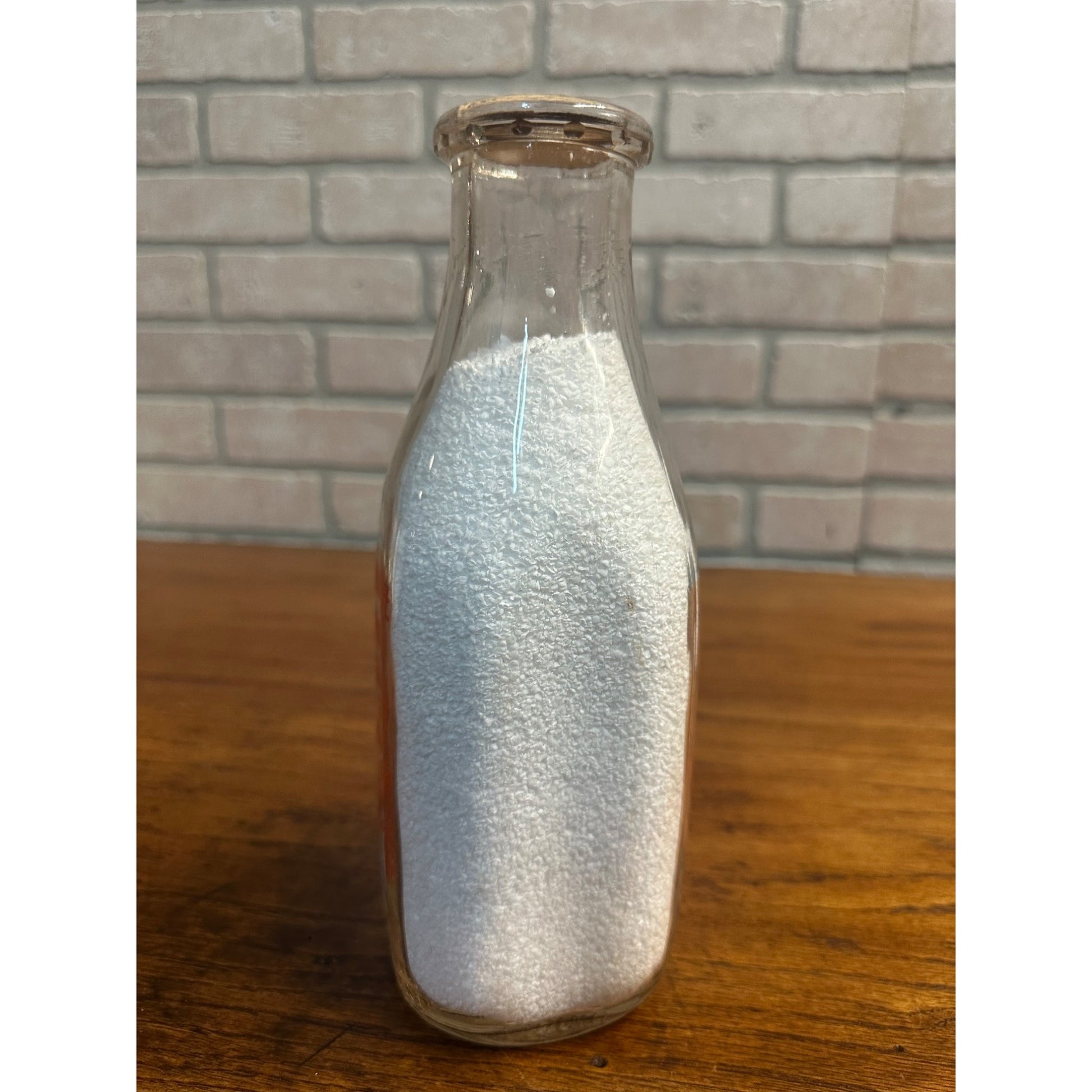 Vintage Marinette Produce Dairy WI Wis Milk Bottle One Quart Wisconsin