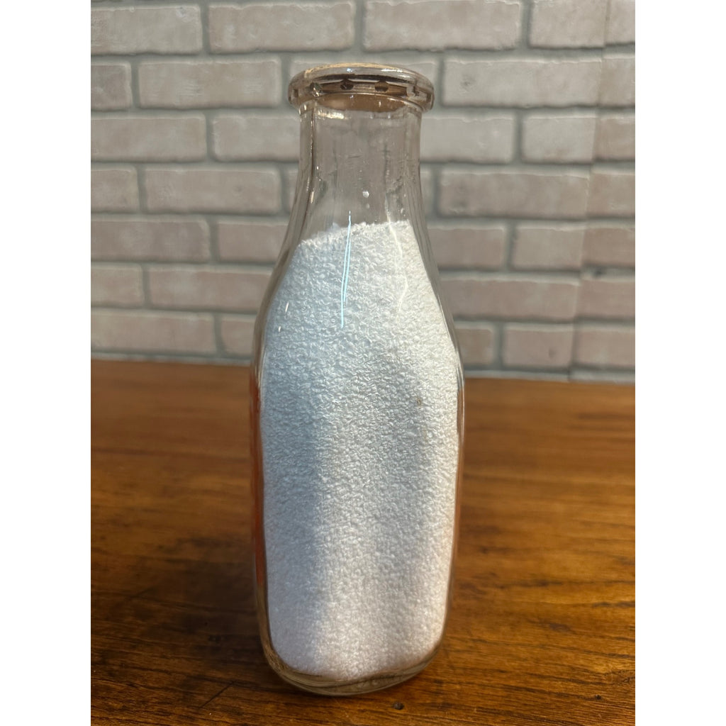 Vintage Marinette Produce Dairy WI Wis Milk Bottle One Quart Wisconsin