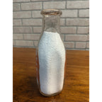 Vintage Marinette Produce Dairy WI Wis Milk Bottle One Quart Wisconsin