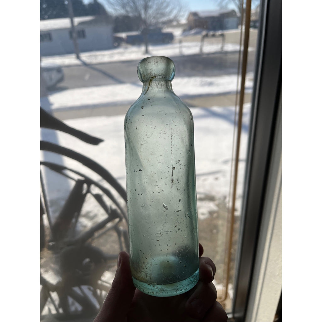 F.G. Klein & Co Burlington Wisconsin Soda Bottle Blob Top Hutchinson Hutch WI