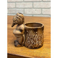 Vintage The Big Chiefs Cigars Ceramic Native American Indian & Drum Match Holder