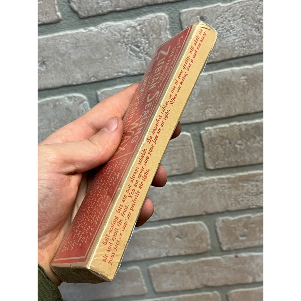 Vintage Zubian Sealing Wax The Dicks Pontus Co. Dayton Ohio FULL Box