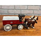 Ertl Leinenkugel Brewery Horse Drawn Delivery Wagon 1/30 Scale Diecast Coin Bank
