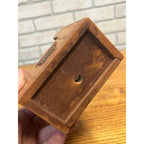 Vintage Pizza Hut Original Table Advertising Menu Holder Retro Faux Wood