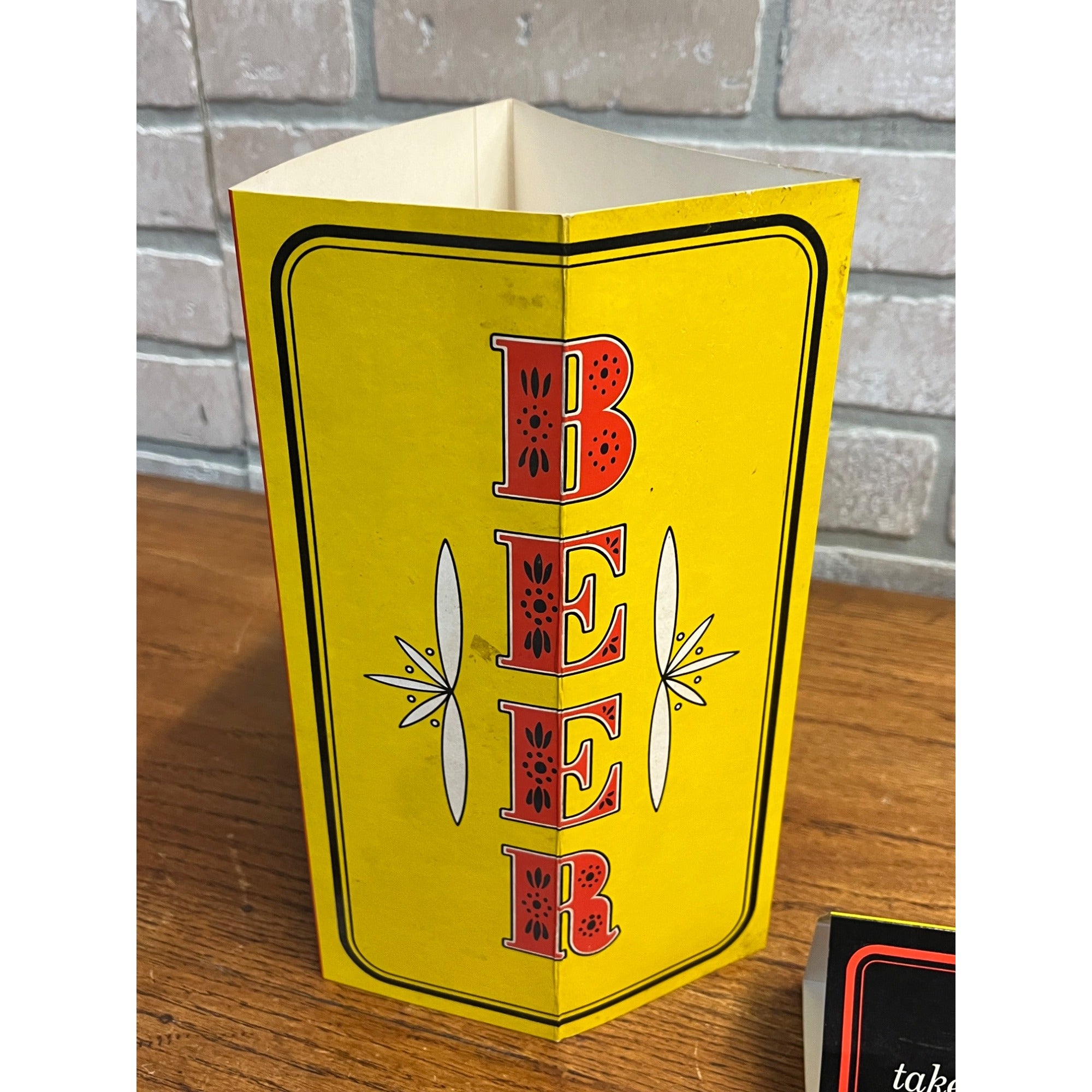 Vintage 1950s Geo. Walter Brewing Co. Adler Brau Beer Cardboard Signs Ads