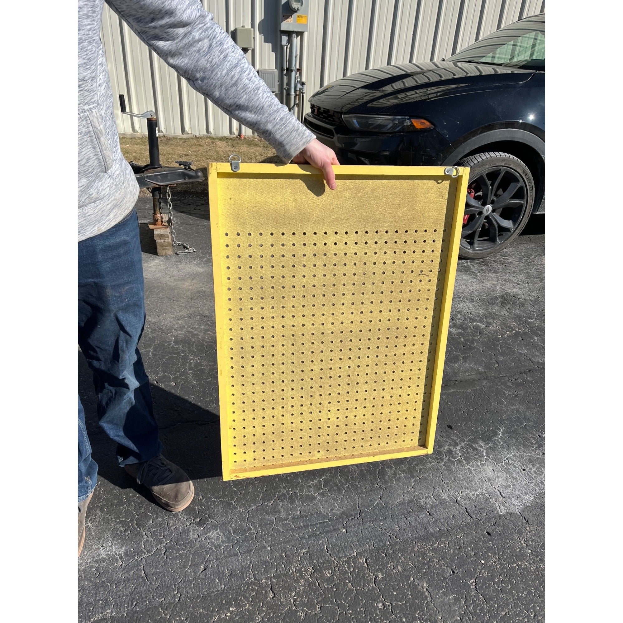 Vintage Eagle Electrical Supplies Peg Baord Advertising Store Display Sign