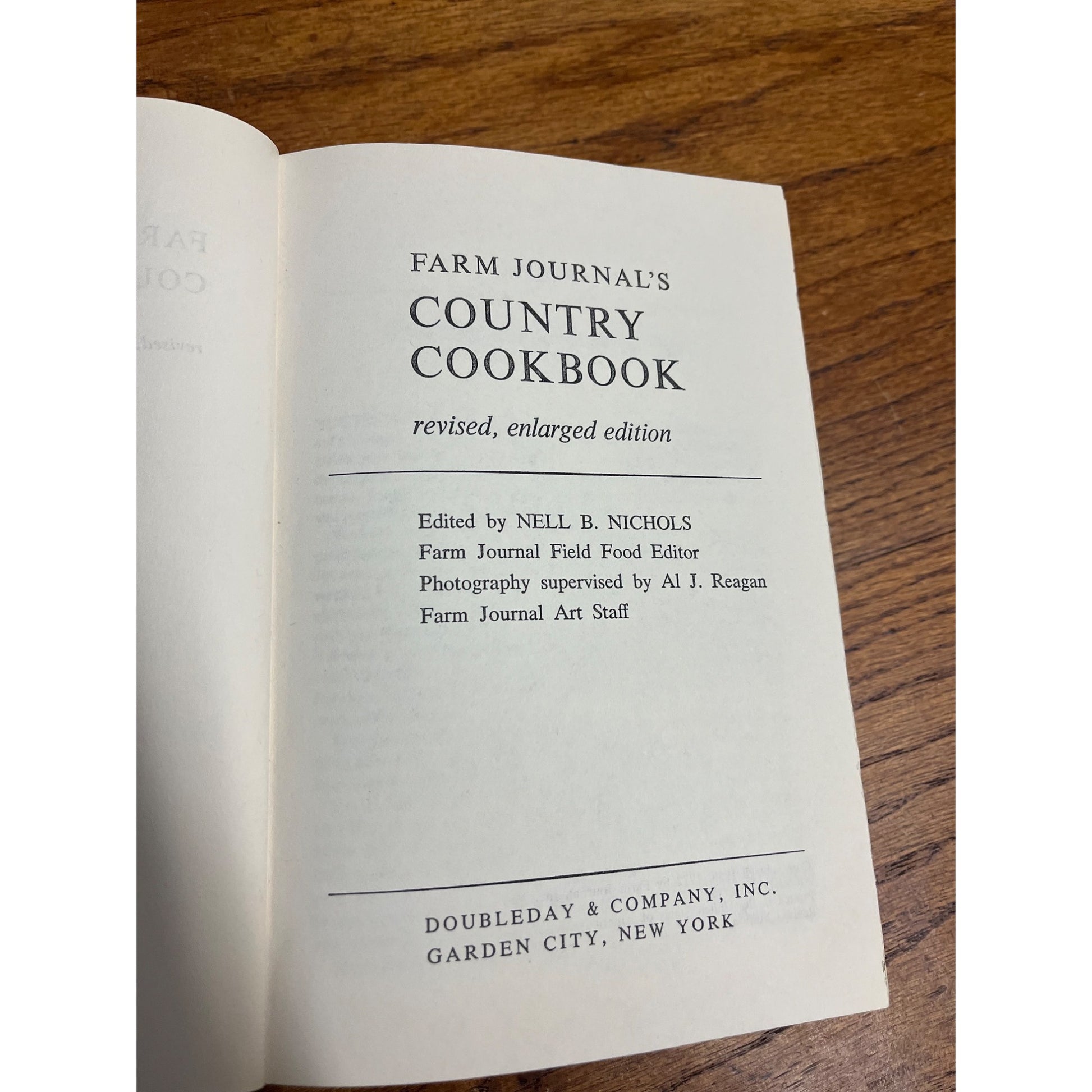 Vintage Farm Journal’s Country Cookbook, Revised 1972 Hardcover