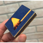 VINTAGE STRIKE ANYWHERE FLAME BOX OHIO BLUE TIP MATCHES 2"x1.5" BOX