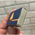 VINTAGE STRIKE ANYWHERE FLAME BOX OHIO BLUE TIP MATCHES 2"x1.5" BOX