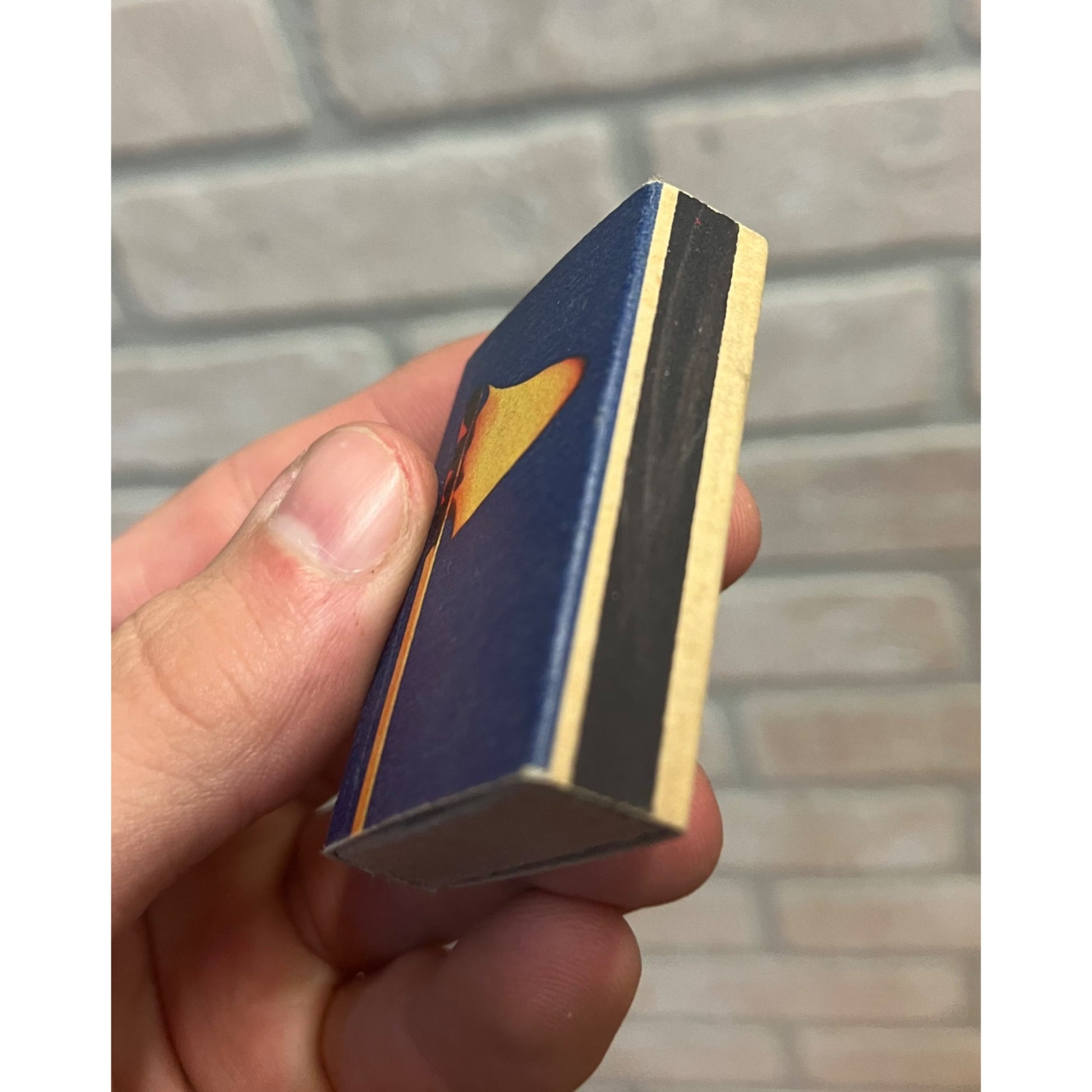 VINTAGE STRIKE ANYWHERE FLAME BOX OHIO BLUE TIP MATCHES 2"x1.5" BOX