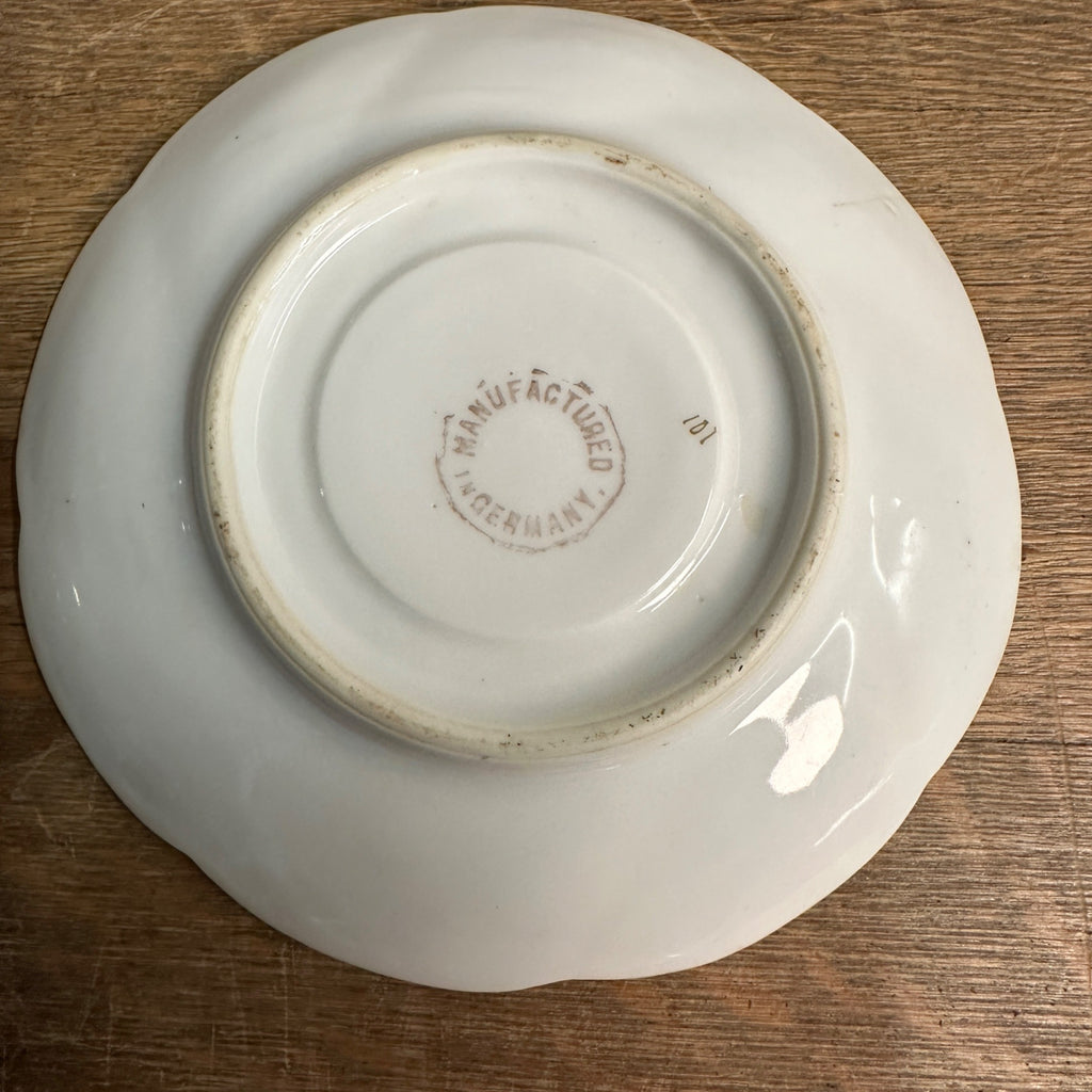 Vintage Lot (8) Mis Match China Saucers Wedding 5" - 5.5" Diameter