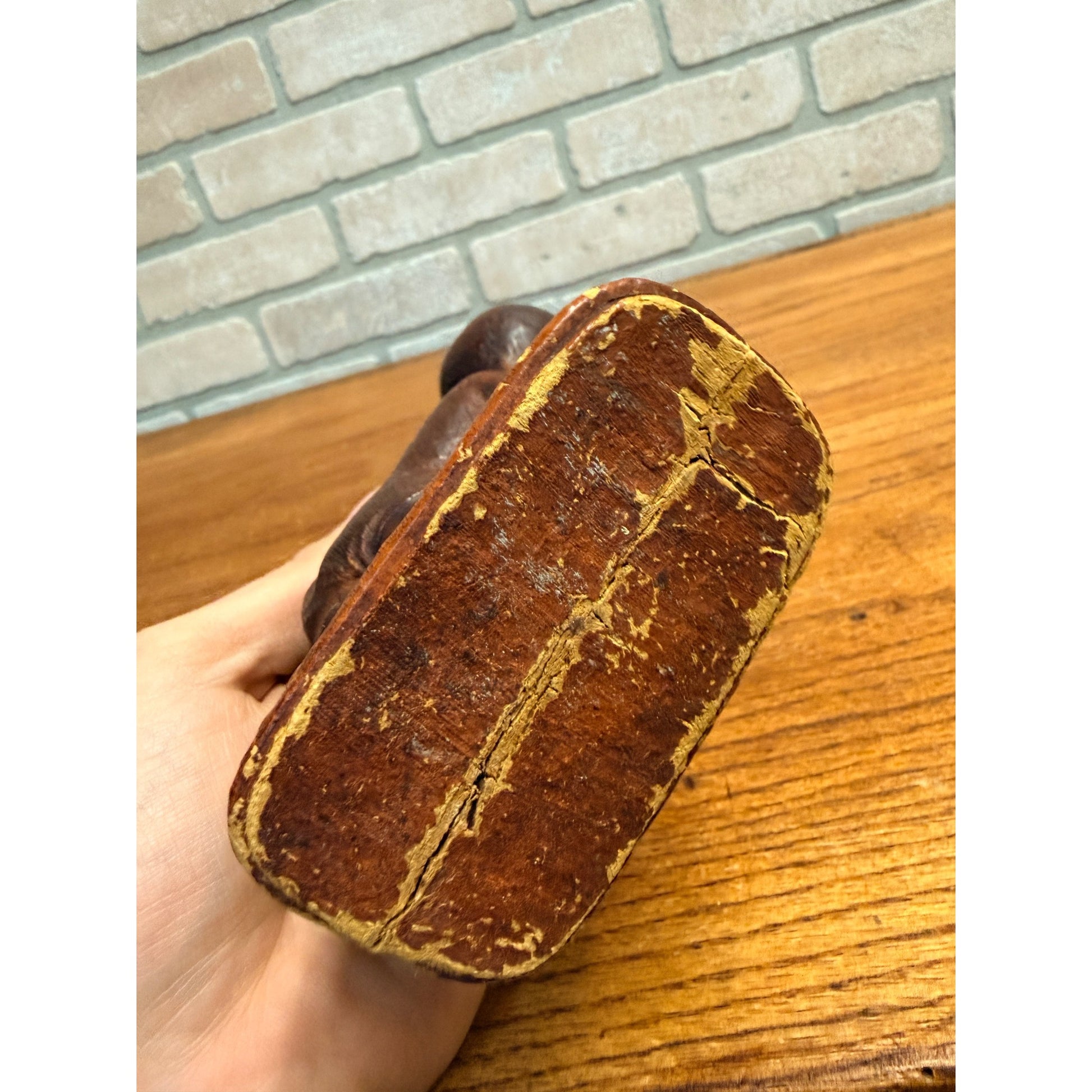 1949 Multi products Fiber Darkie Black Americana Table Top Thermometer