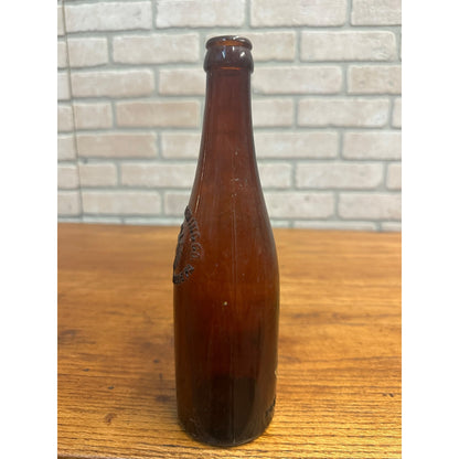 Vintage Yough Brewing Beer Bottle 12oz Amber Brown Embossed Connellsville PA