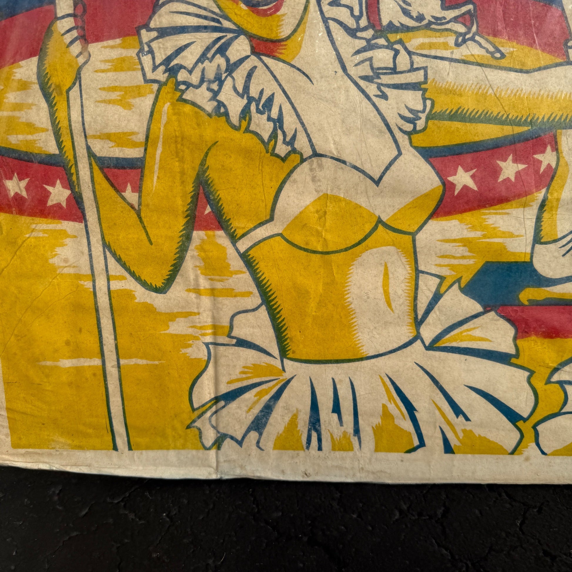 Vintage 1950s Two Rivers Shrine Club Circus Poster Manitowoc Expo
