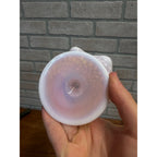 Duncan Miller Glass ~ Hobnail ~ Fluted Compote / Pedestal Candy Dish Pink