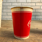 Vintage 9oz Drink Coca Cola Have A Coke Red Paper Wax Cup Soda Promo Dixie