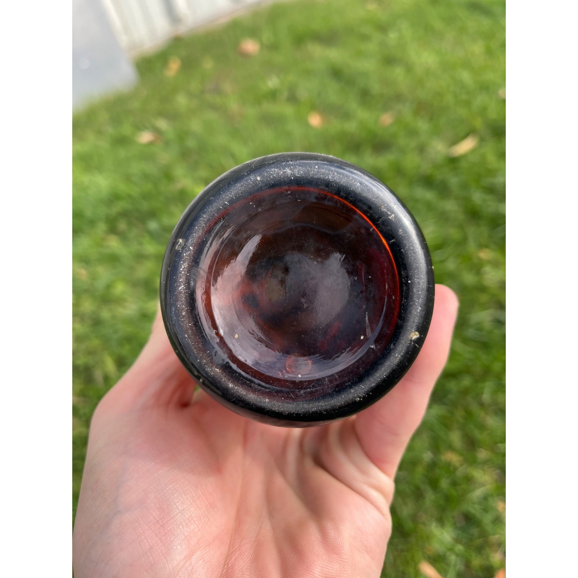 Vintage Berlin Brewing Co. Beer Bottle Berlin Wisconsin Amber Embossed