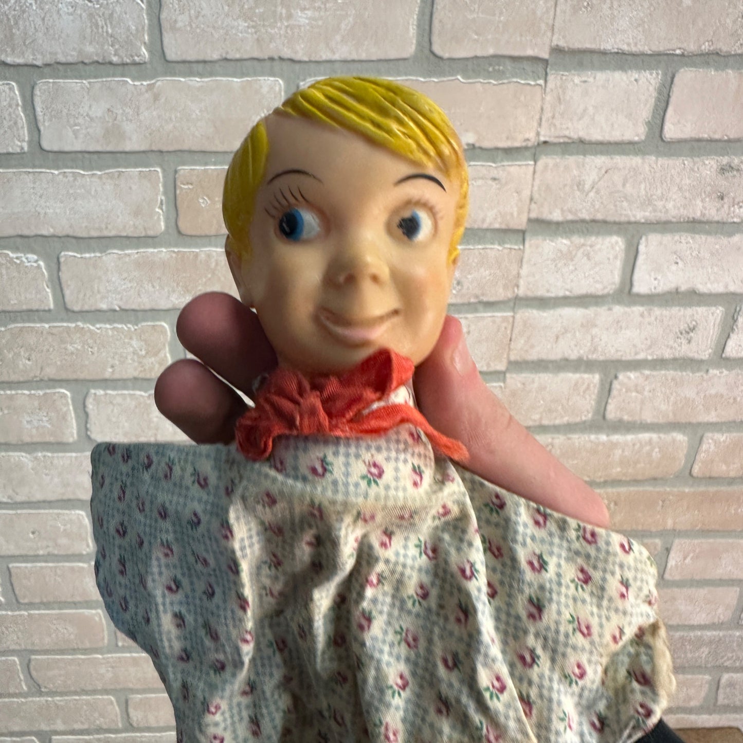 Vintage 1950s Disney Tinker Bell By Gund Hand Puppet Rubber Head