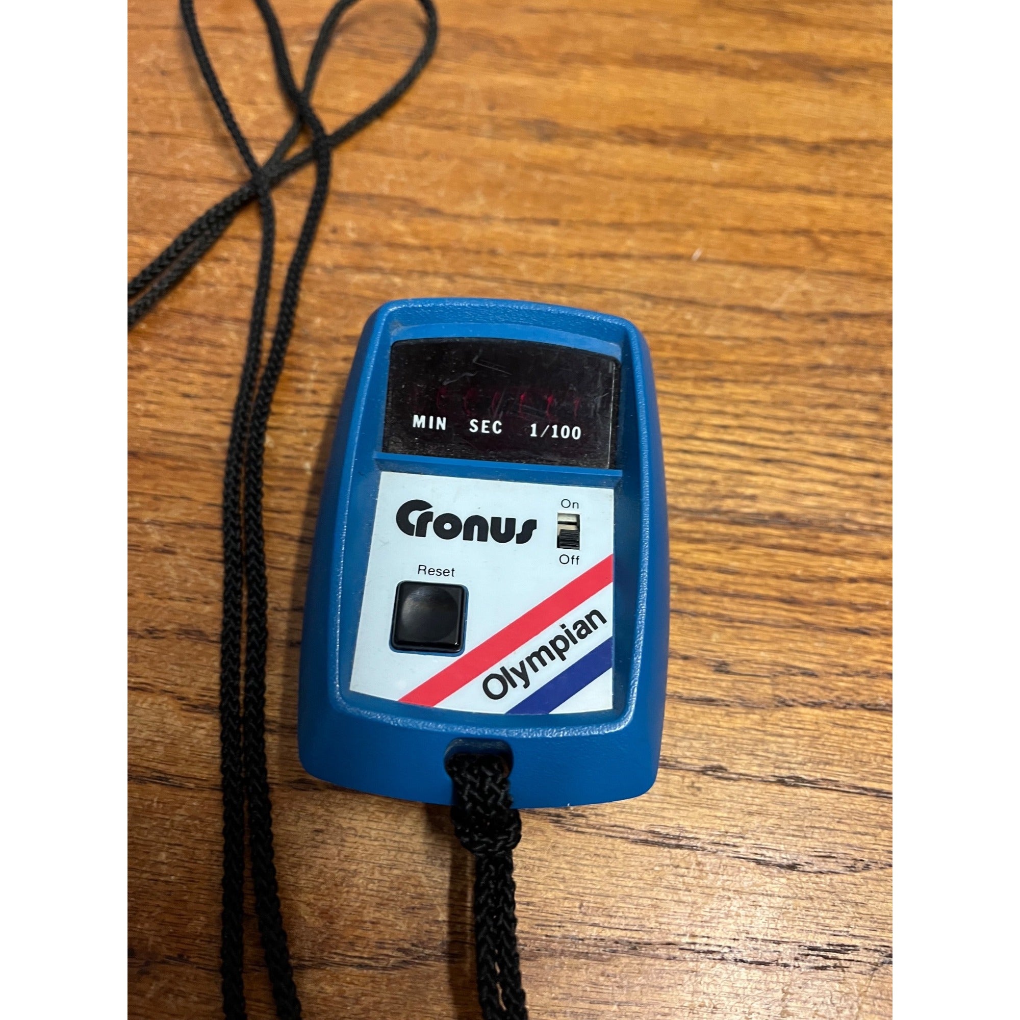 Vintage 1970s CRONUS LED Olympian Digital Stopwatch Timer Lot (2)