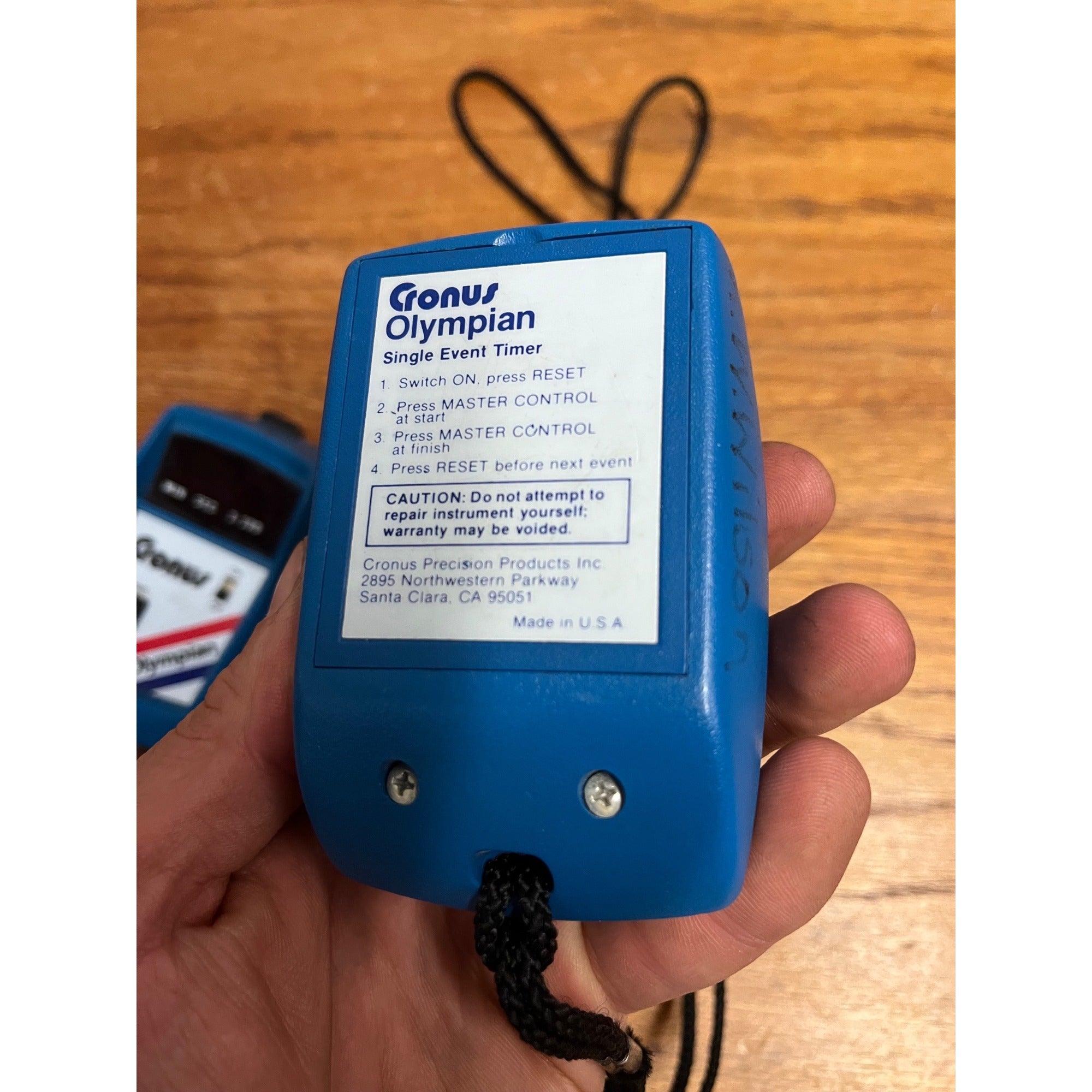 Vintage 1970s CRONUS LED Olympian Digital Stopwatch Timer Lot (2)