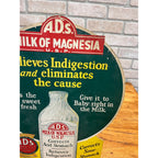 Vintage 1920s Milk of Magnesia A.D.S. Advertising Store Display Sign Easelback