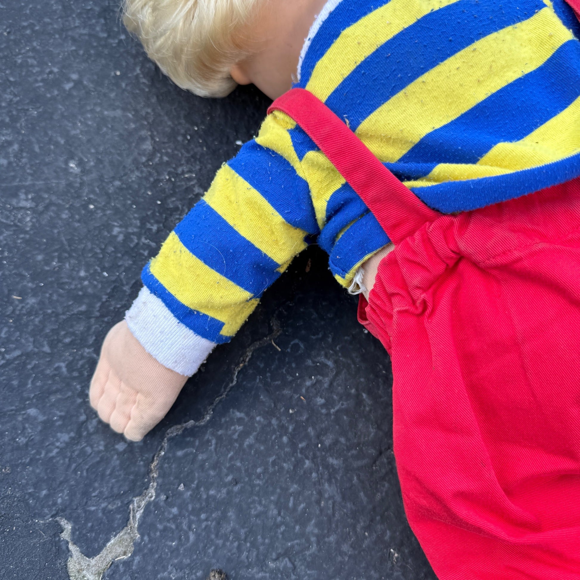 Vintage My Buddy Doll Hasbro Original Outfit Blue Eyed Blonde Hair 23"