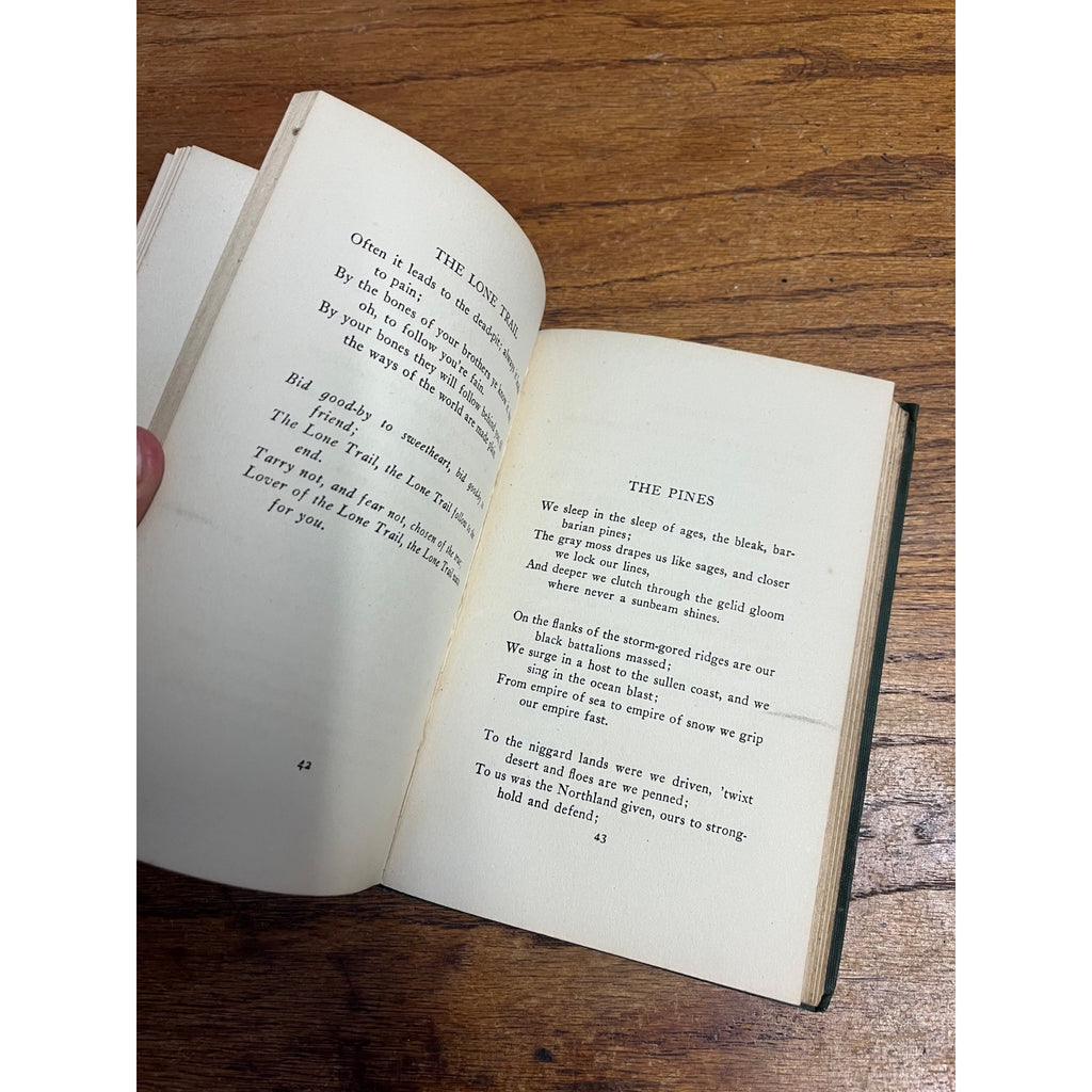 Vintage Hardcover Book The Spell of the Yukon & Other Verses By Robert W. Service Copyright 1907