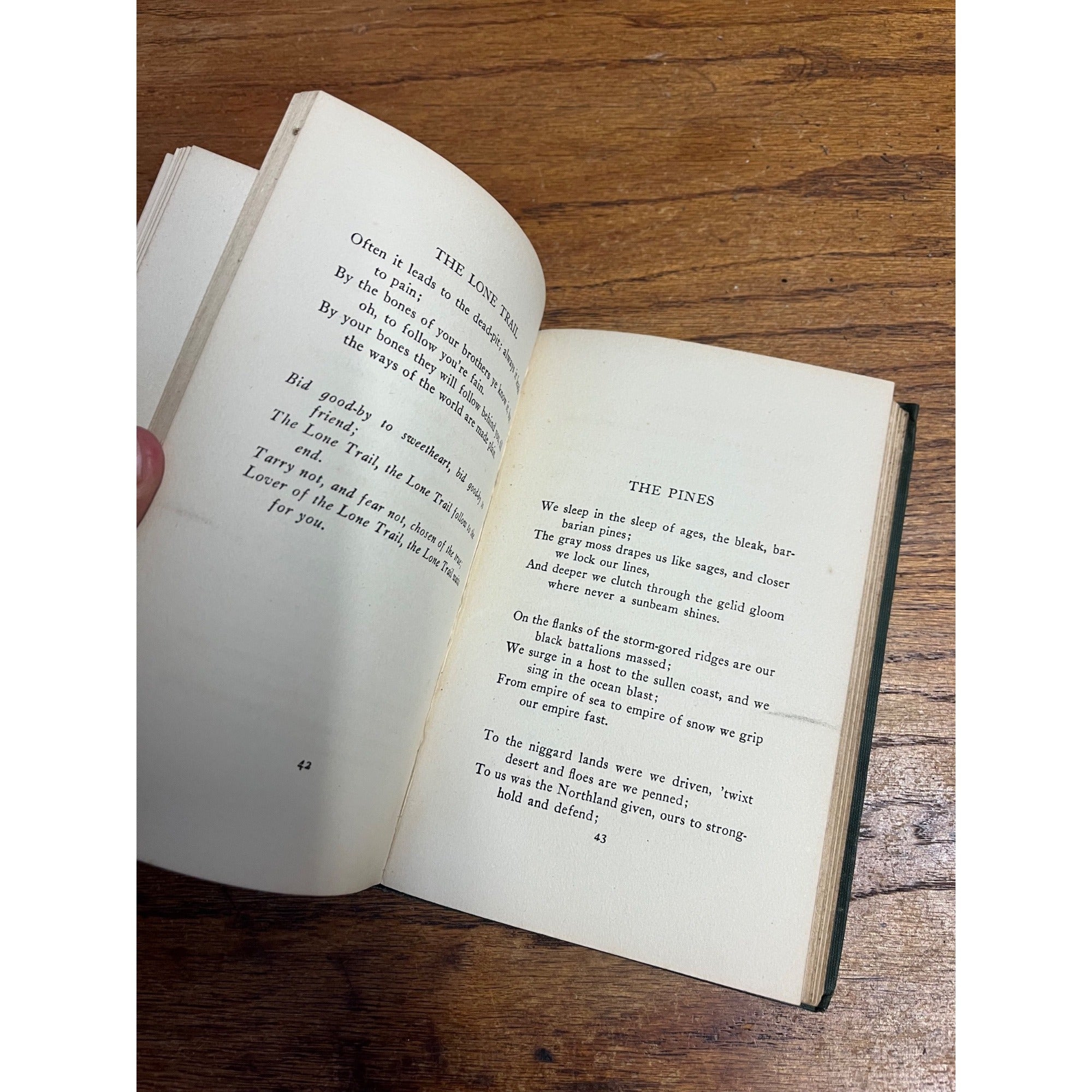 Vintage Hardcover Book The Spell of the Yukon & Other Verses By Robert W. Service Copyright 1907