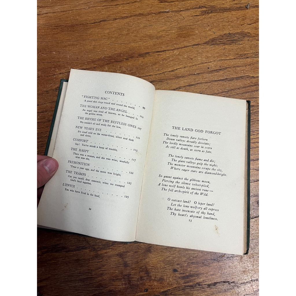 Vintage Hardcover Book The Spell of the Yukon & Other Verses By Robert W. Service Copyright 1907
