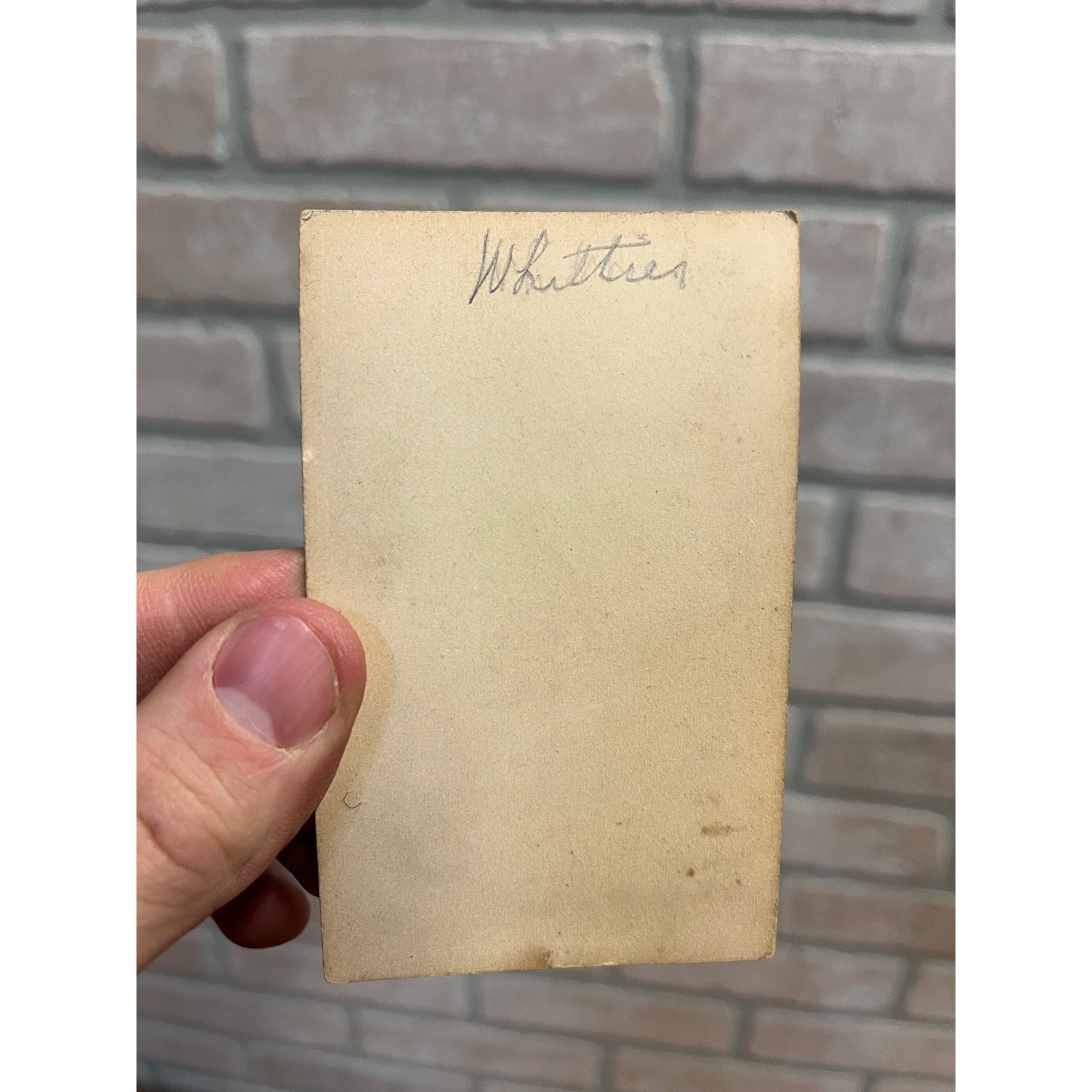 Antique CDV Photo Poet John Greenleaf Whittier Abolitionist, Politician