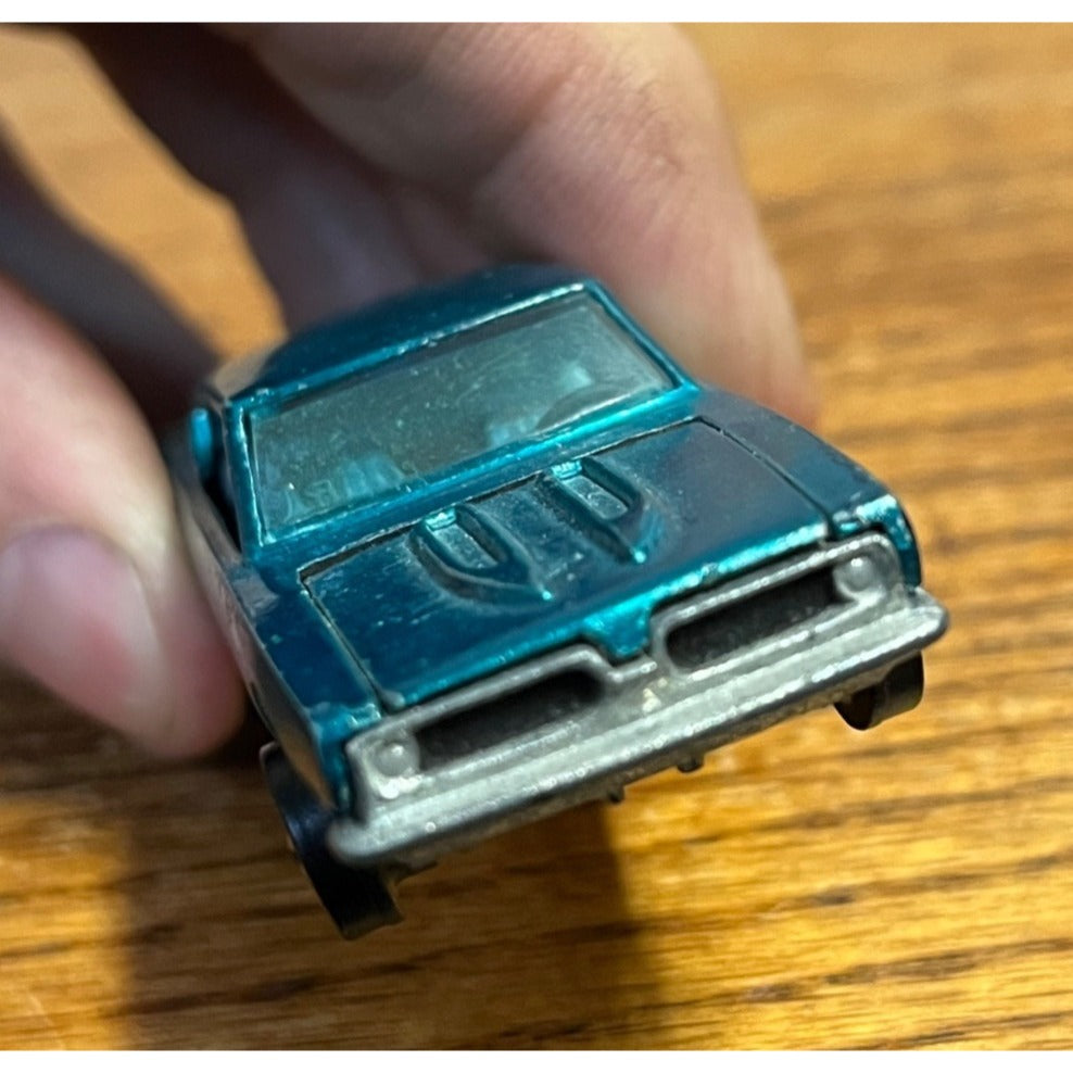 Vintage Hot Wheels Redline 1967 Aqua Custom Barracuda  -- NEAR MINT