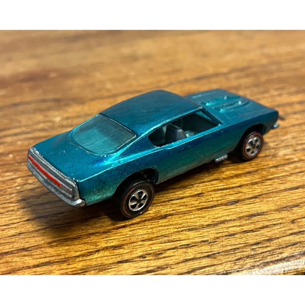 Vintage Hot Wheels Redline 1967 Aqua Custom Barracuda  -- NEAR MINT