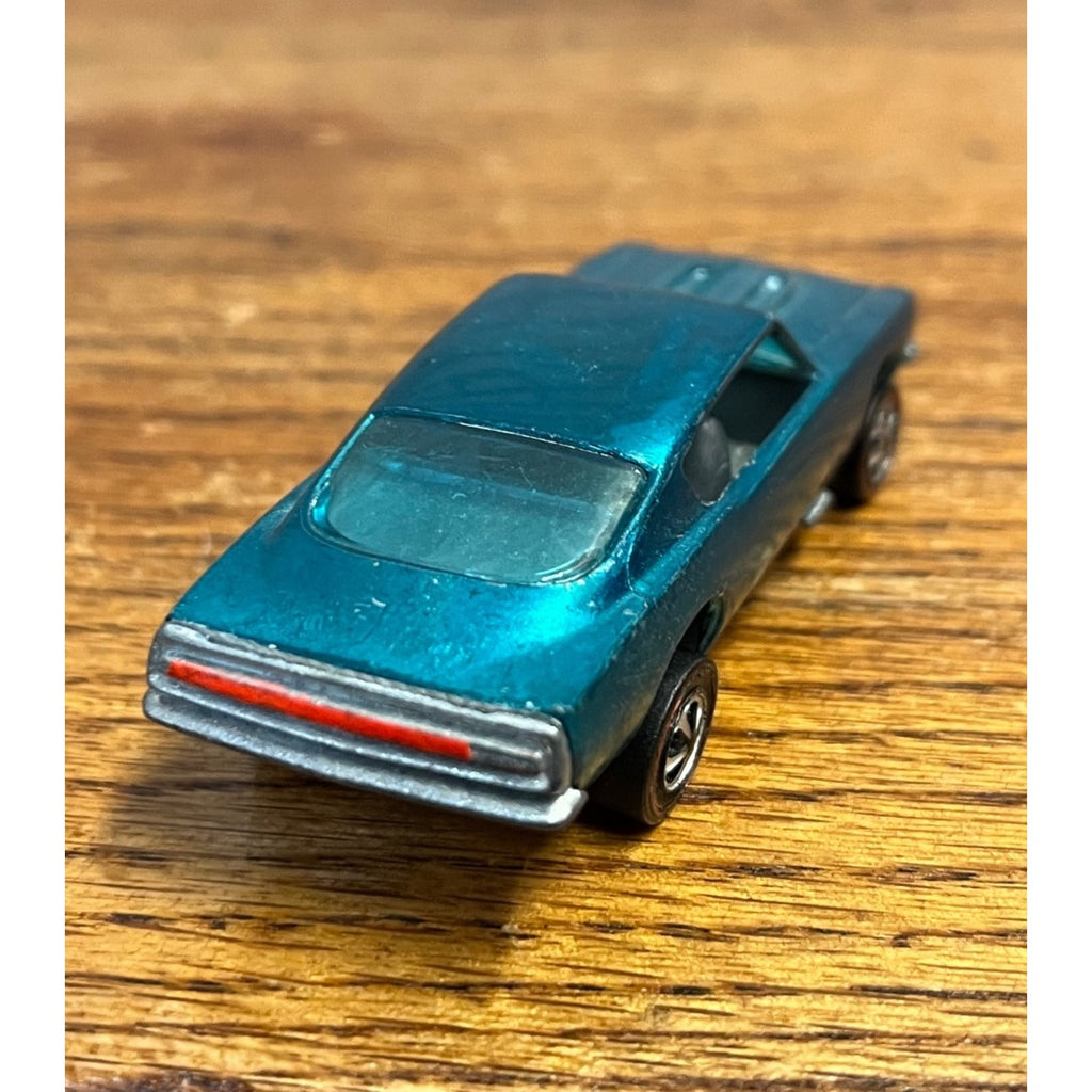 Vintage Hot Wheels Redline 1967 Aqua Custom Barracuda  -- NEAR MINT