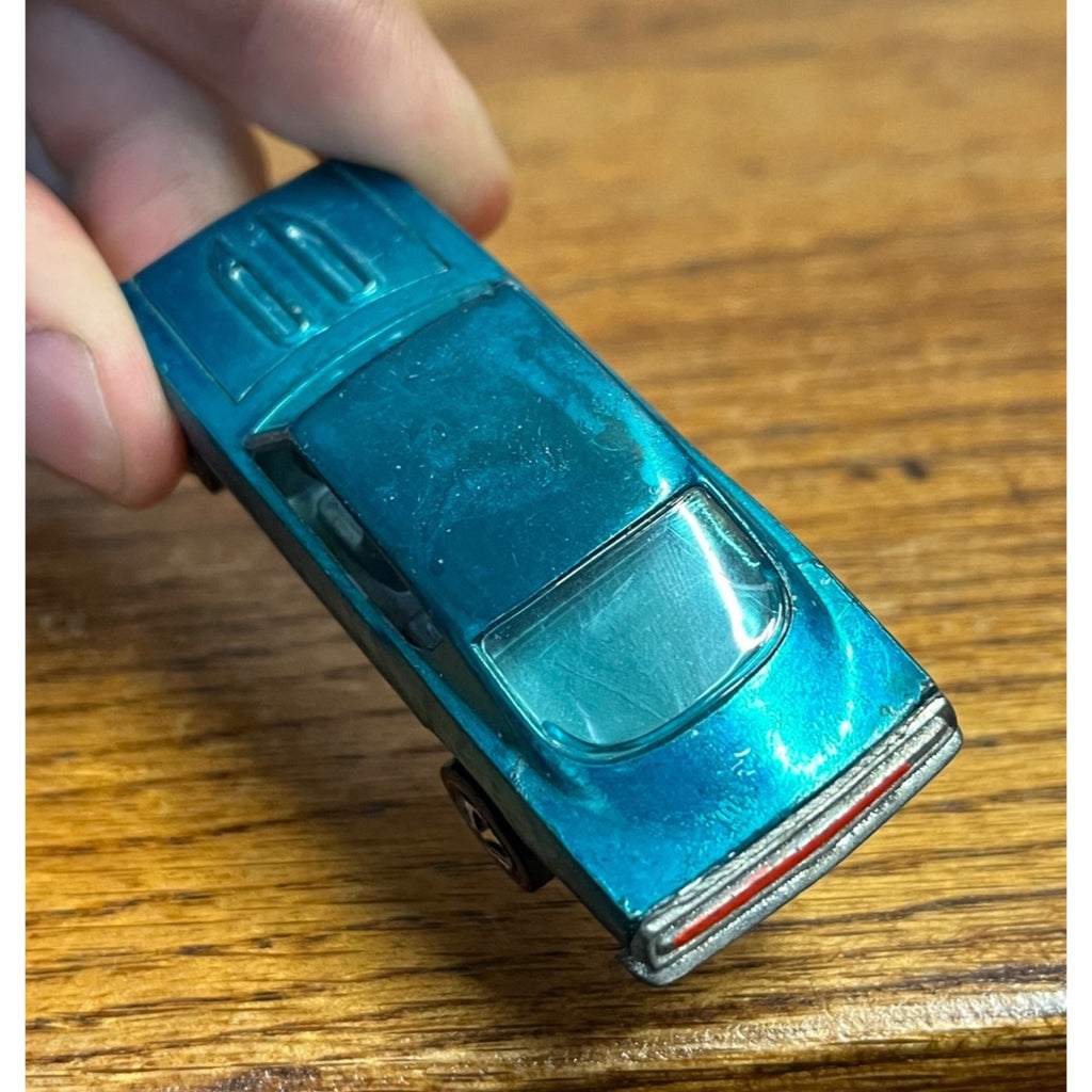 Vintage Hot Wheels Redline 1967 Aqua Custom Barracuda  -- NEAR MINT