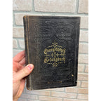 Antique 1901 Evangelical Lutheran Song Book Hymnal Hardcover German