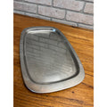 Vintage 1960s MCM Stainless Steel Serving Tray Platter Old Hall 15.5" by 9.5"