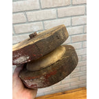Large Wooden Industrial Steampunk Farmhouse Block Pulley Pully Wheel