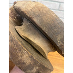 Large Wooden Industrial Steampunk Farmhouse Block Pulley Pully Wheel