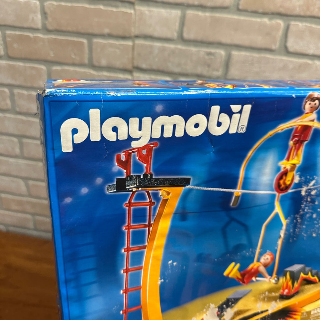 Playmobil 4236 Circus Tightrope Trapeze Acrobats Used